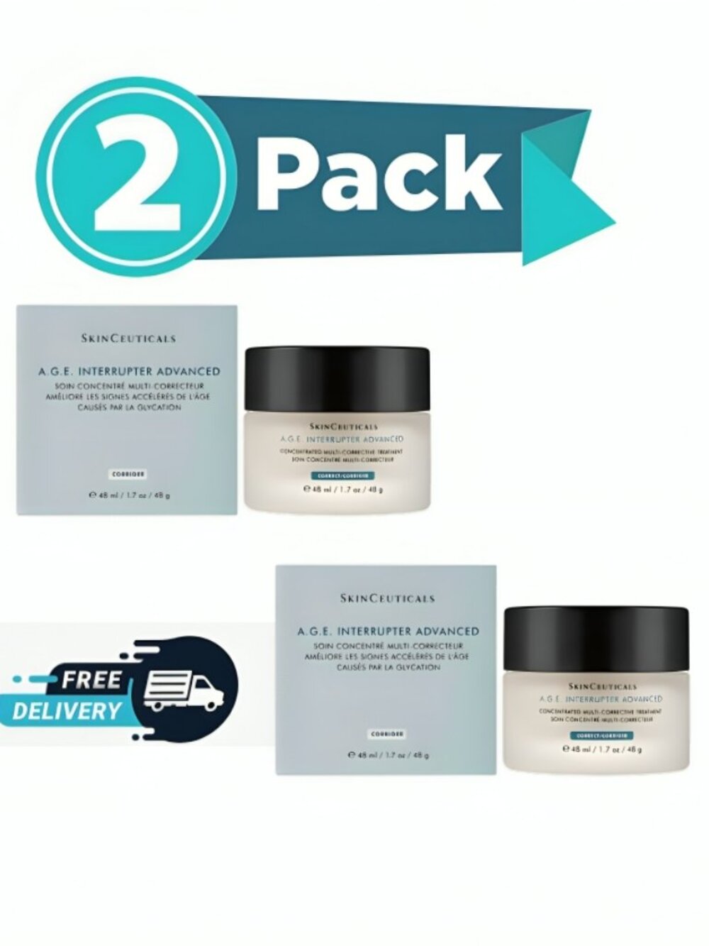 SkinCeuticals A.G.E. Interrupter Advanced 48ml/1.7oz New in Box